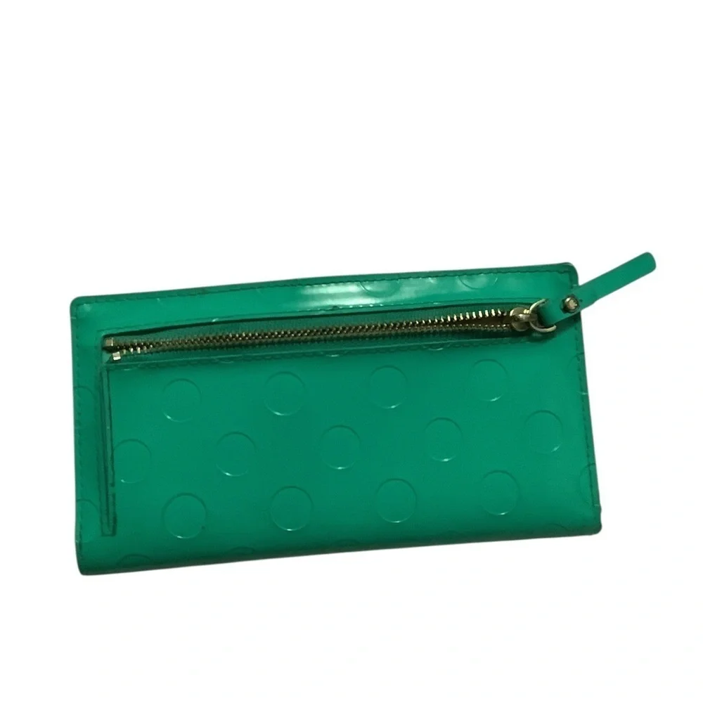 Vintage Kate spade Green Polka Dot Women's Wallet